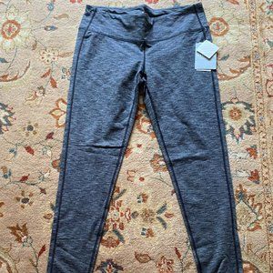 NWT:  ATHLETA CHATURANGA TIGHT workout pants, Gray, Size L